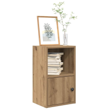 vidaXL kézműves tölgy színű szerelt fa könyvespolc 31x24x52 cm bútor