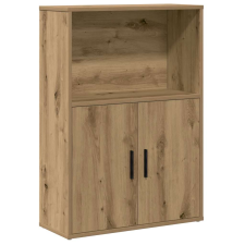 vidaXL kézműves tölgy színű szerelt fa könyvespolc 60x24x85 cm (860417) bútor