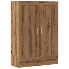 vidaXL kézműves tölgy színű szerelt fa könyvszekrény 82,5x30,5x115 cm (856149) bútor