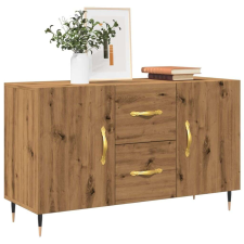vidaXL kézműves tölgy színű szerelt fa tálalószekrény 100 x 36 x 60 cm bútor