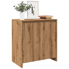 vidaXL kézműves tölgy színű szerelt fa tálalószekrény 70x41x75 cm bútor