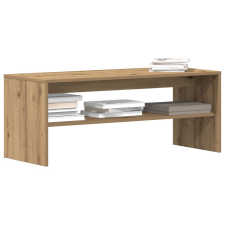 vidaXL kézműves tölgy színű szerelt fa TV-szekrény 100x40x40 cm bútor