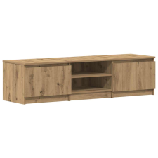 vidaXL kézműves tölgy színű szerelt fa TV-szekrény 140x40x36 cm (861139) bútor