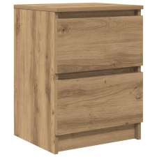 vidaXL kézműves tölgy színű szerelt fa TV-szekrény 40x35x54 cm (861777) bútor