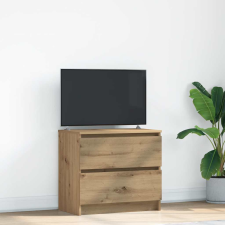 vidaXL kézműves tölgy színű szerelt fa TV-szekrény 60x35x54 cm bútor