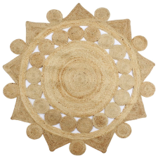 vidaXL kézzel font jutaszőnyeg 90 cm lakástextília