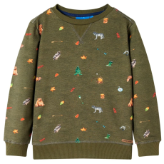 vidaXL Khaki gyerekpulóver 116