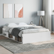 vidaXL kis kétszemélyes fehér ágykeret 120 x 190 cm ágy és ágykellék
