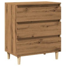 vidaXL komód Artisan tölgy 60x35x70 cm Műanyag fa (856481) bútor