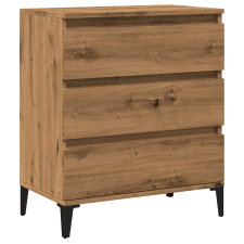 vidaXL komód Artisan tölgy 60x35x70 cm Műanyag fa (856483) bútor