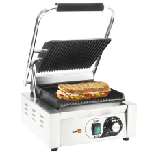 vidaXL kontaktgrill rozsdamentes acélból 1800 W 32 x 41 x 19 cm konyhai eszköz