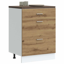 vidaXL konyhai alapszekrény Artisan Oak Engineered Wood bútor