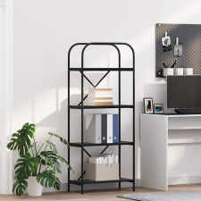 vidaXL Könyvespolc Musta tammi 60 x 30 x 146 cm Faanyag bútor