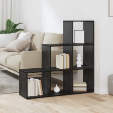 vidaXL Könyvespolc Musta tammi 99 x 29 x 99 cm Faanyag bútor