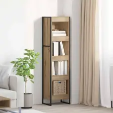 vidaXL Könyvespolc Művészi tölgy 40 x 30 x 155 cm Faanyag bútor