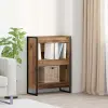  vidaXL Könyvespolc Öreg fa 60 x 30 x 86,5 cm Faanyag