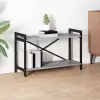  vidaXL Könyvespolc Szürke sonoma 80 x 30 x 50 cm Faanyag