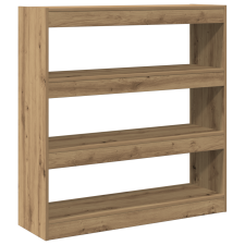 vidaXL könyvespolc/térválasztó kézműves tölgyből - 100x30x103cm, farostlemezből készült (862725) bútor