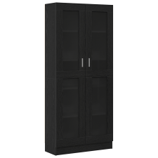 vidaXL Könyvespolcok 2 db Fekete tölgyből 82,5x30,5x185 cm Műszaki fa (3329277) bútor