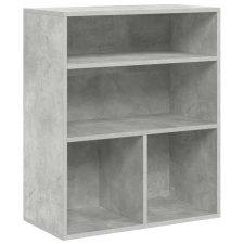 vidaXL könyvszekrény betonszürke 60x30x71,5 cm szerelt fa (860313) bútor