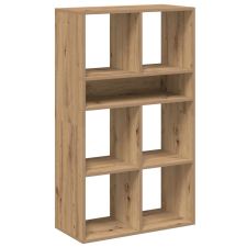 vidaXL könyvszekrény kézműves tölgy 66x31x112 cm szerelt fa (860309) bútor