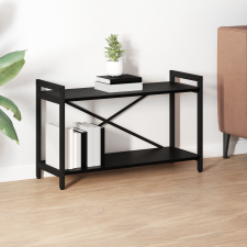 vidaXL Könyvszekrény Musta tammi 80 x 30 x 48.5 cm Faanyag bútor