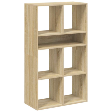 vidaXL könyvszekrény sonoma színű 66x31x112 cm szerelt fa (860303) bútor