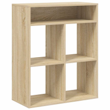 vidaXL könyvszekrény sonoma színű 66x31x80 cm szerelt fa (860294) bútor