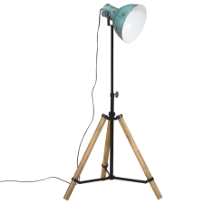 vidaXL kopott kék állólámpa 25 W 75x75x90-150 cm E27 világítás