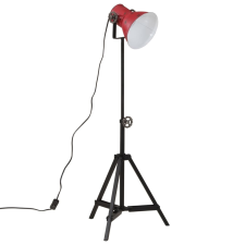 vidaXL kopott piros állólámpa 25 W 35x35x65/95 cm E27 világítás
