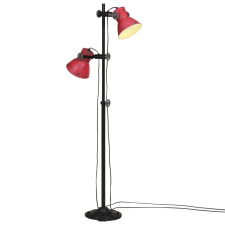 vidaXL kopott piros fali lámpa 25 W 25x25x90/160 cm E27 világítás