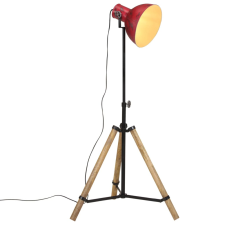 vidaXL kopott piros fali lámpa 25 W 75x75x90-150 cm E27 világítás