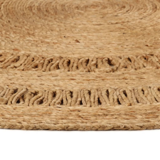 vidaXL kör alakú kézzel font juta szőnyeg 120 cm (344962) lakástextília