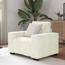 vidaXL krém bársony kanapéfotel 60 cm bútor