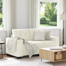 vidaXL krém bársony loveseat kanapé 120 cm bútor