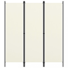 vidaXL krémfehér 3 paneles paraván 150 x 180 cm bútor