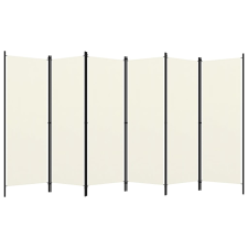 vidaXL krémfehér 6 paneles paraván 300 x 180 cm  (320727) bútor