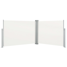 vidaXL krémszínű behúzható oldalsó napellenző 120 x 1000 cm kerti bútor