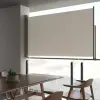 vidaXL krémszínű behúzható oldalsó terasz napellenző 140 x 300 cm