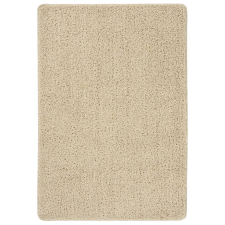 vidaXL Krémszínű csúszásmentes bozontos szőnyeg 120 x 170 cm lakástextília
