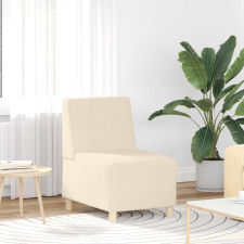 vidaXL krémszínű kordbársony szövet kanapéfotel 55 cm bútor