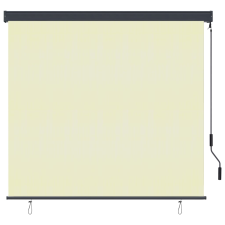vidaXL krémszínű kültéri roló 160 x 250 cm (145977) lakástextília