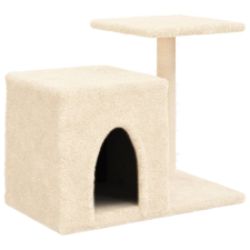 vidaXL krémszínű macskabútor szizál kaparófákkal 50,5 cm (172124) macskafelszerelés