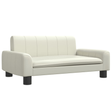 vidaXL krémszínű műbőr kutyaágy 70 x 45 x 30 cm (171864) szállítóbox, fekhely kutyáknak