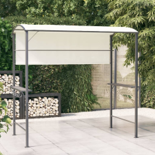 vidaXL krémszínű pavilon tetővel 220 x 110 x 200 cm kerti bútor