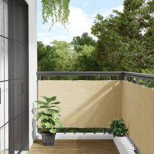 vidaXL krémszínű PVC kerti belátás elleni paraván 1000x75 cm kerti bútor