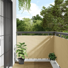 vidaXL Krémszínű pvc kerti belátás elleni paraván 800x90 cm kerti bútor