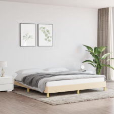 vidaXL krémszínű szövet ágykeret 180x200 cm ágy és ágykellék