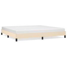 vidaXL krémszínű szövet ágykeret 200x200 cm (346749) ágy és ágykellék