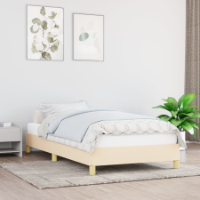 vidaXL krémszínű szövet ágykeret 90x200 cm ágy és ágykellék